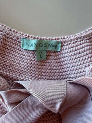 Capa bebé niña NANOS rosa talla 2 años