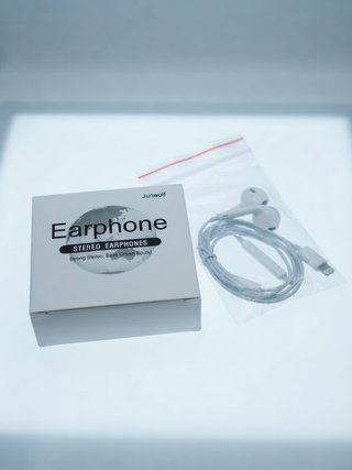 Cuffie Stereo Junwolf Lightning Bianche