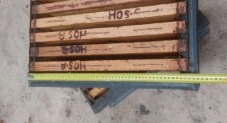 Alzas de colmena Layens con cuadros con cera estir