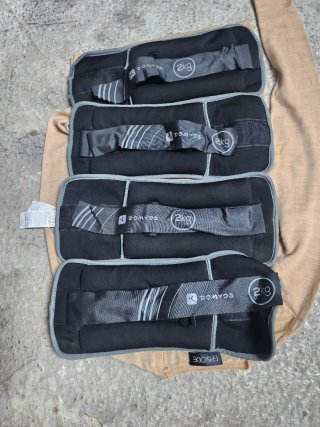 4 Pesas /LASTRES Muñecas/Tobillos Domyos 2kg