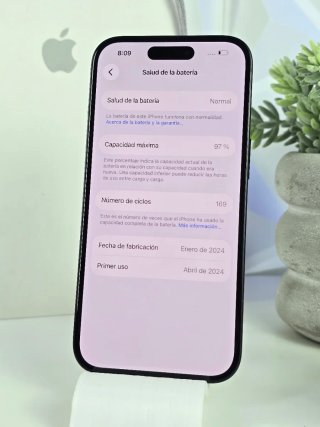 NUEVO iPhone 15 Negro 128GB 97% Batería original