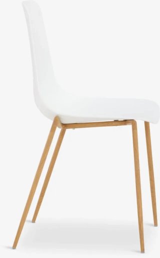 Set 4 Sillas Comedor Blanco/Roble Nederby