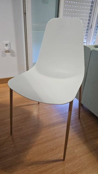 Set 4 Sillas Comedor Blanco/Roble Nederby
