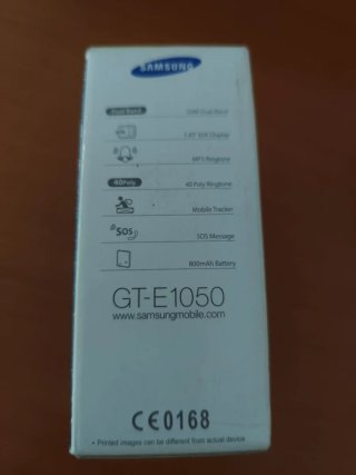 Móvil Samsung GT-E1050  Libre Plata/Blanco