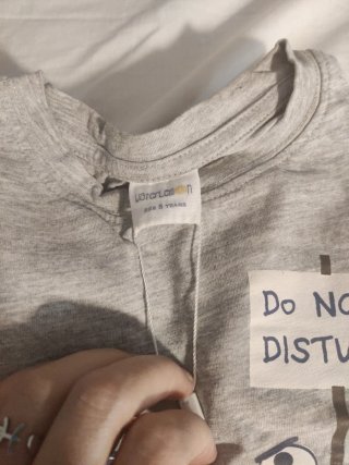 Pijama niño cangrejo Do Not disturb. Talla 5 años