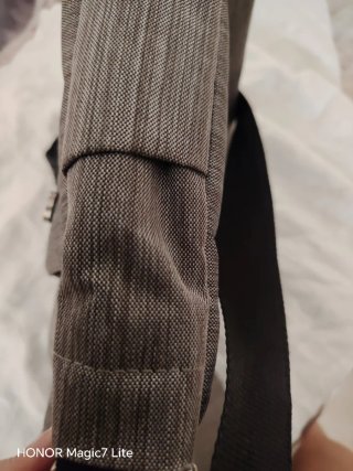 Borsa porta documenti Malesci grigio/nera