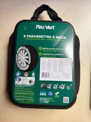 Cadenas para nieve Feu Vert T53