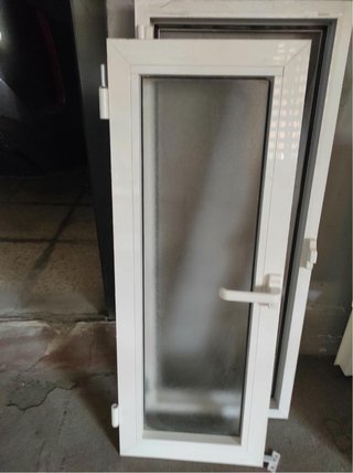 Ventana aluminio blanco  38 cm an x 96 cm al
