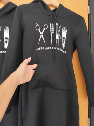 Vestido Sudadera Peluquería Talla Única