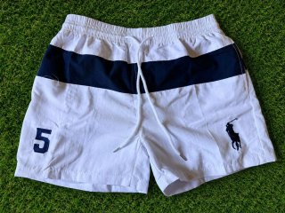 Bañador Polo Ralph Lauren Talla 5 Blanco/Azul