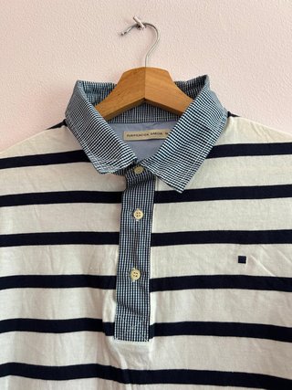 Polo Purificación García rayas hombre