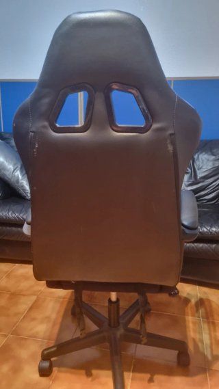 Silla Gaming Negra y Azul