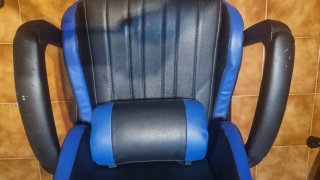 Silla Gaming Negra y Azul