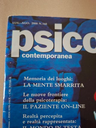 Rivista Psicologia contemporanea Lug.Ago. 2000