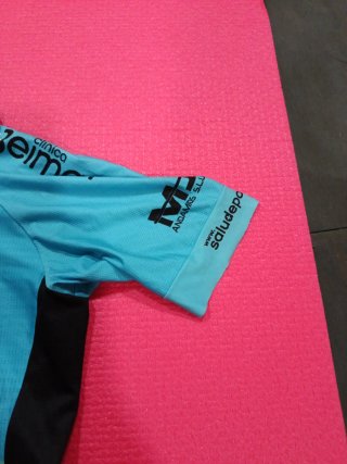 Maillot Ciclismo Azul y Negro Talla XS