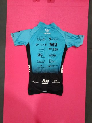 Maillot Ciclismo Azul y Negro Talla XS