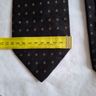 Cravatta vintage nera La Corona Roma