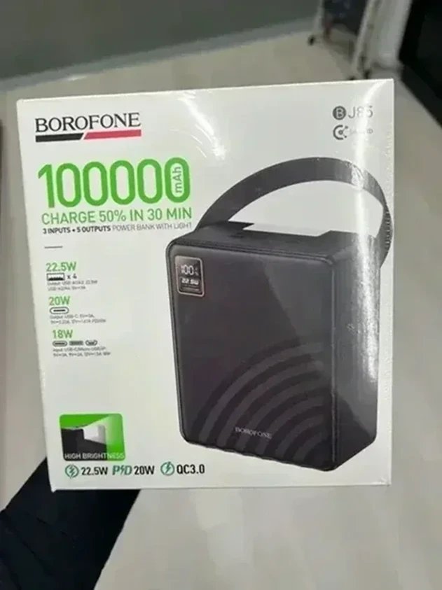 PowerBank Ultra-Capacidad 100.000mAh Borofone BJ8