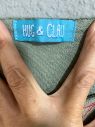 Vestido estilo sudadera Hug & Clau