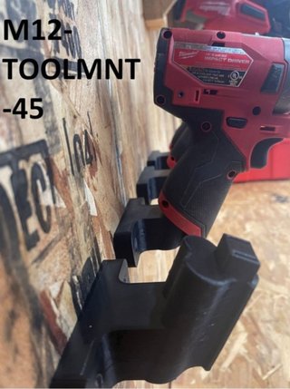 MILWAUKEE 12V – 6 Soportes para herramientas recta