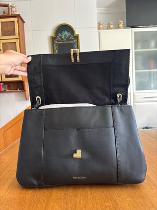 Bolso Pedro de Hierro Negro de Piel