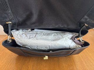 Bolso Pedro de Hierro Negro de Piel