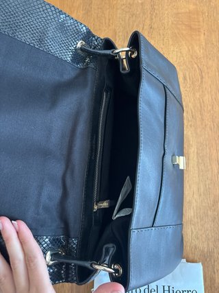 Bolso Pedro de Hierro Negro de Piel