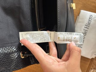 Bolso Pedro de Hierro Negro de Piel