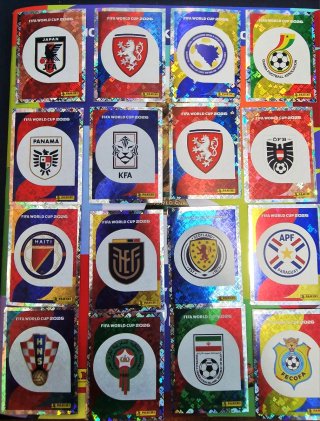 Cromos Escudos Mundial FIFA 2026 Panini