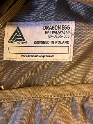 Mochila Direct Action Marrón Dragon Egg MkII