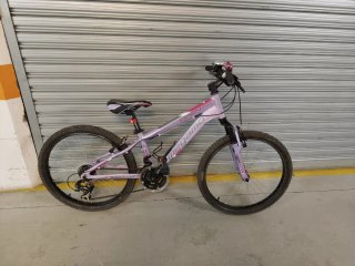 Bicicleta Megamo 24" Lila Casi Nueva