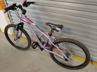 Bicicleta Megamo 24" Lila Casi Nueva