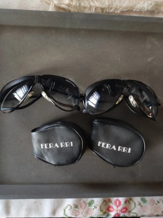 2 Pares de Gafas Plegables FERARRI.1970/1980.Retro