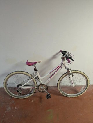 Bicicleta Cuda Kinetic Blanca y Morada