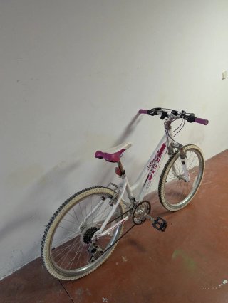 Bicicleta Cuda Kinetic Blanca y Morada