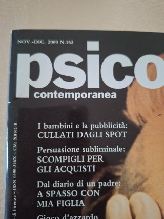 Rivista Psicologia contemporanea