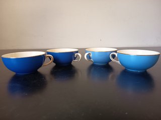 Platos y tazas de porcelana Villeroy & Boch