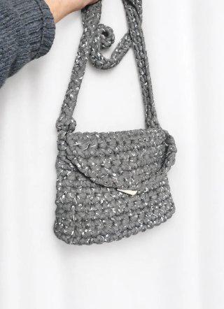 Bolso crochet de trapo