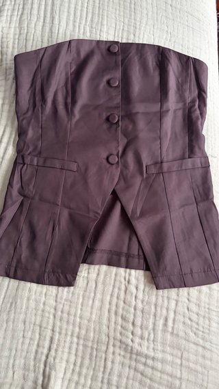 Conjunto 2 piezas: Top palabra de honor + Pantalón