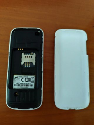 2 x Samsung GT-E1050 Blanco