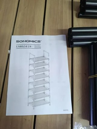 SONGMICS Scarpiera, Organizzatore Scarpe, 8 Ripiani