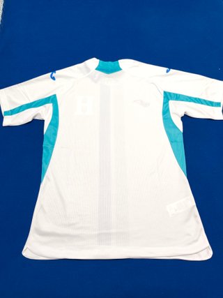 Camiseta de fútbol. Blanca. Talla L.