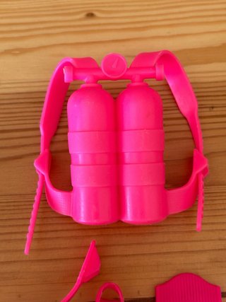 Accessori per immersioni Barbie Ocean Friends anni '90