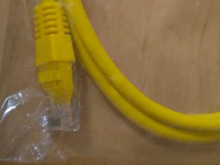 Pack 5 cables, sin usar,  Red, Audio Video