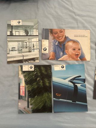 Manuales BMW Serie 3 E46 2004 Originales Cuero