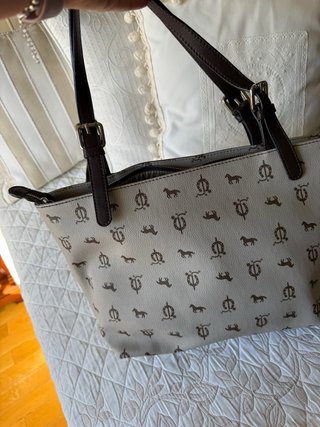 Bolso El Caballo Beige y Marrón