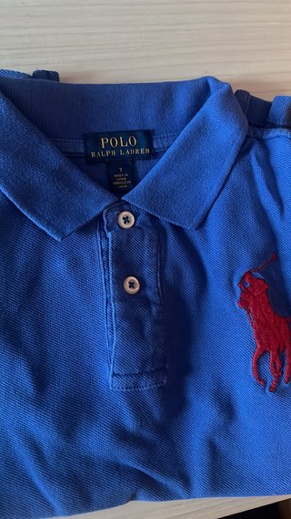 Polo Ralph Lauren bambino blu taglia 7