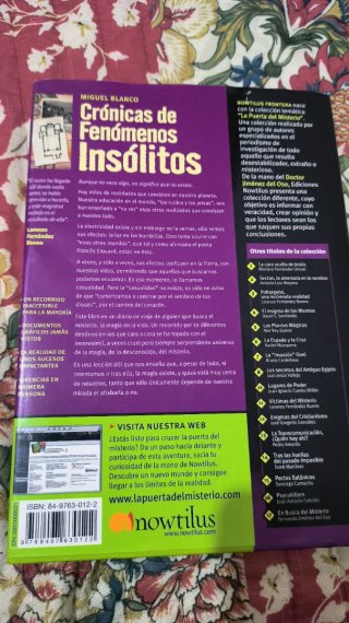 Crónicas de Fenómenos Insólitos - Miguel Blanco