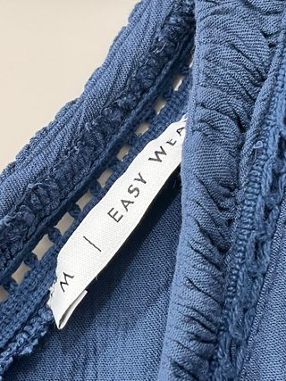 Vestido azul talla M