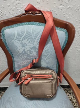 Bandolera unisex con múltiples bolsillos